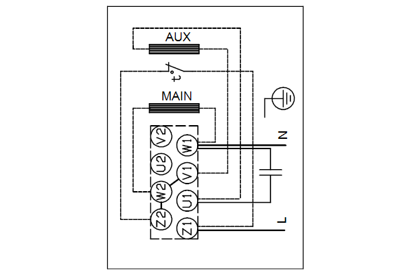 Grundfos TP 40-60/4 A-F-A-BQQE-CX3 bedradingschema