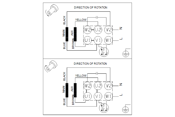 Grundfos TP 80-60/4 AI-F-A-BQQE-FX3 bedradingschema